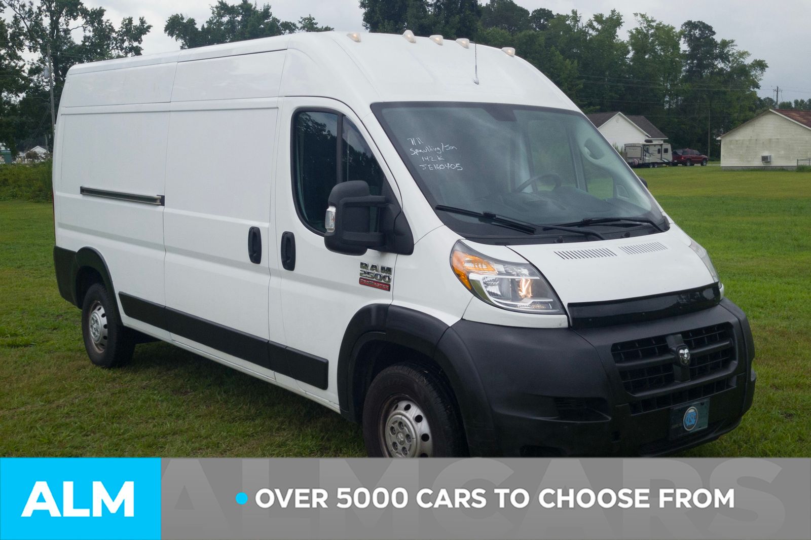 Used 2018 Bright White Clearcoat Ram High Roof image 3