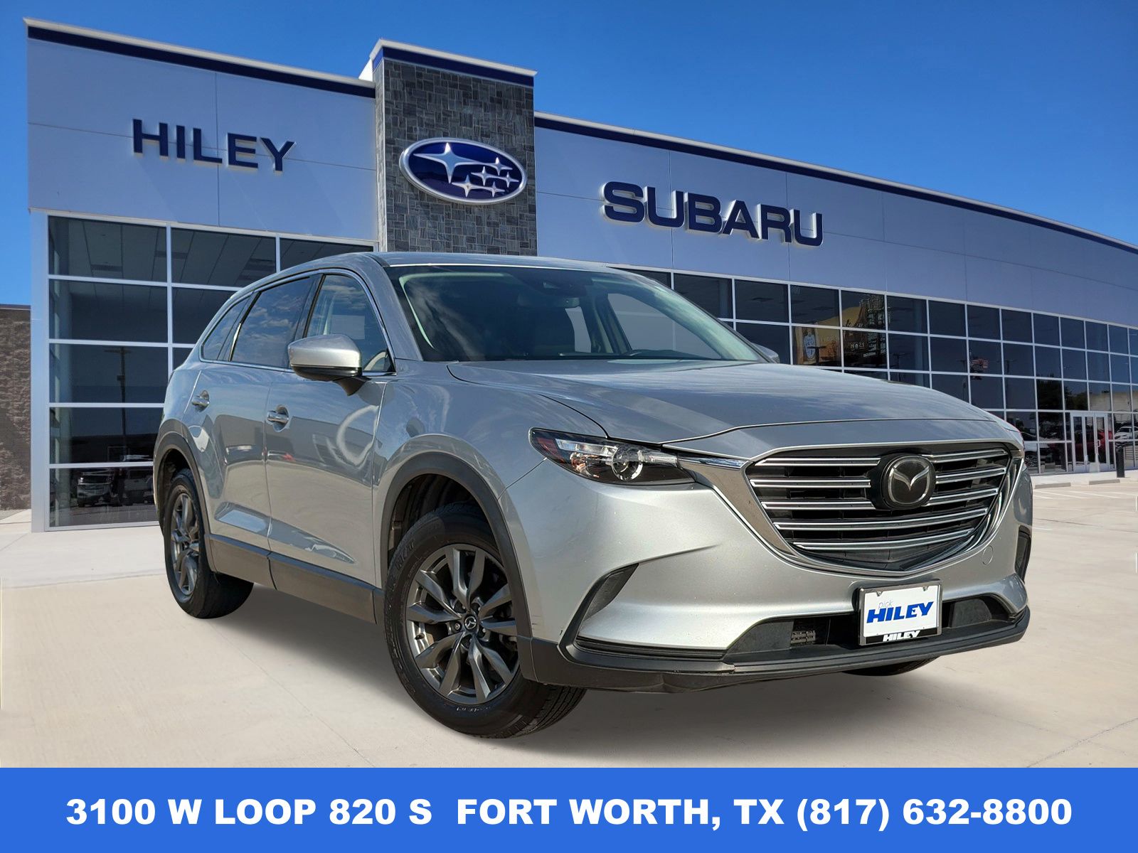 Sonic Silver Metallic 2021 Mazda CX-9 Touring FWD SUV / Crossover Front-Wheel Drive 6-Speed Automatic