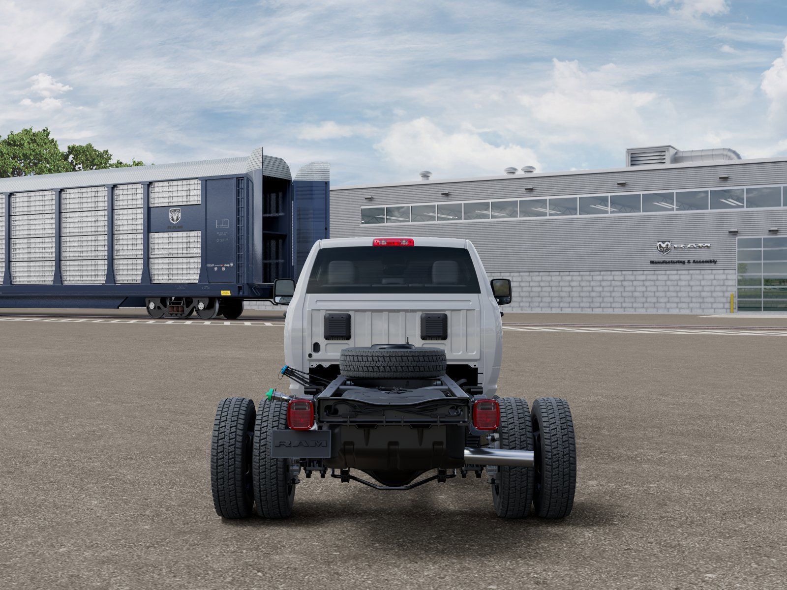 2026 Ram 5500HD Tradesman White at Texan Dodge Chrysler Jeep Ram