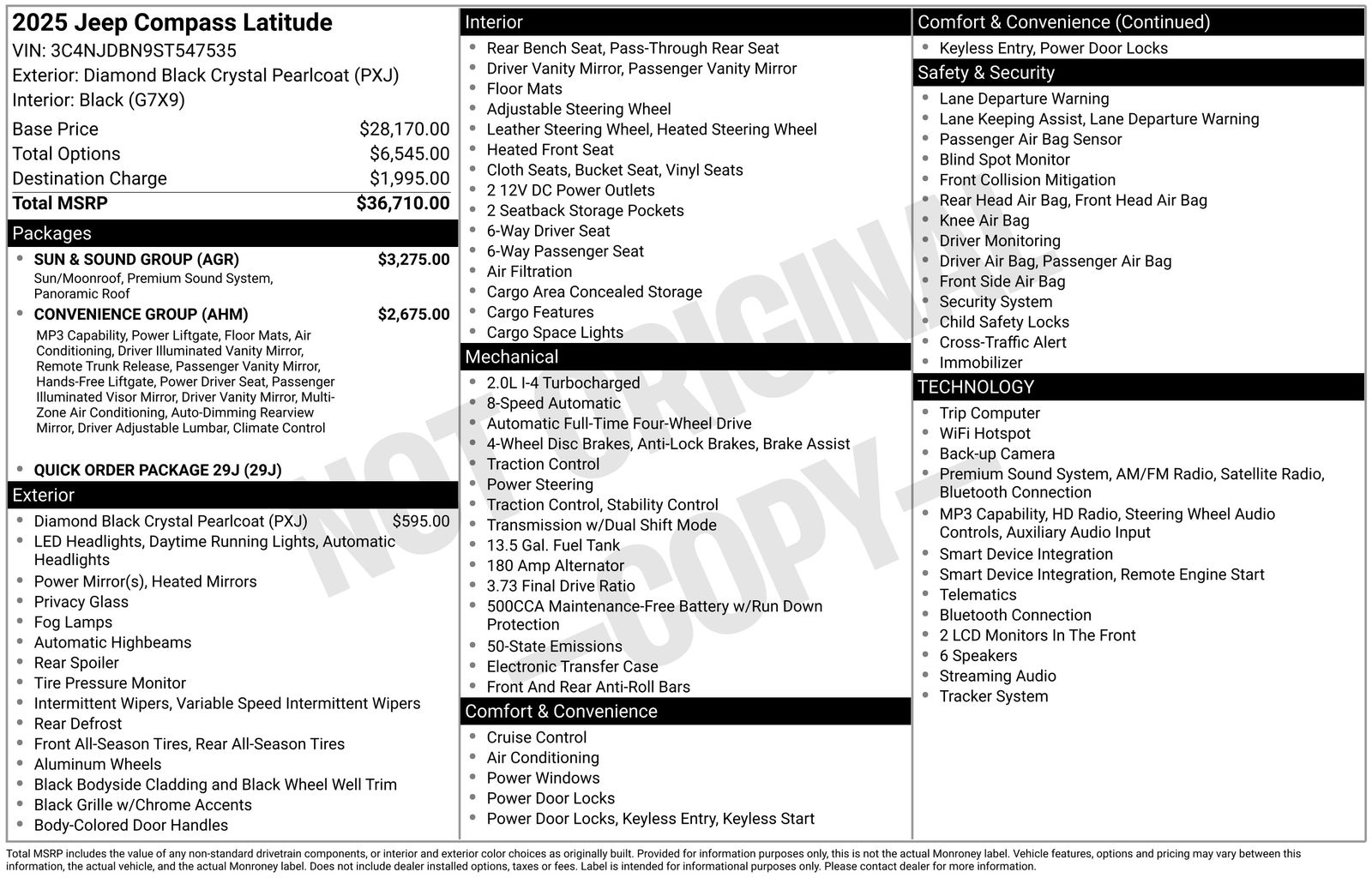 Used Car 2025 Jeep Compass  Latitude For Sale Under $25,000 In Austin, Texas