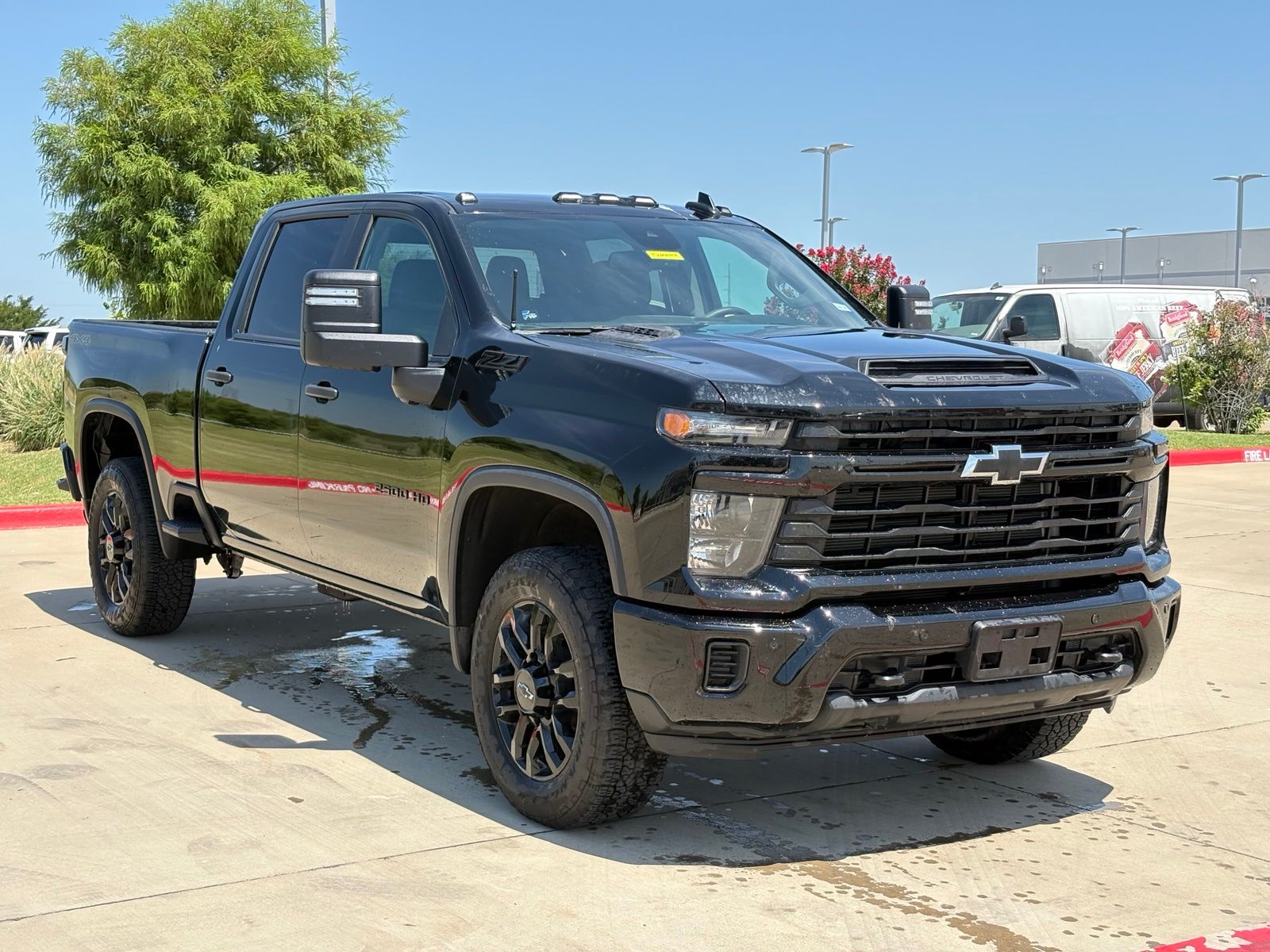 Black 2025 Chevrolet Silverado 2500HD Pickup Truck Four-Wheel Drive Automatic