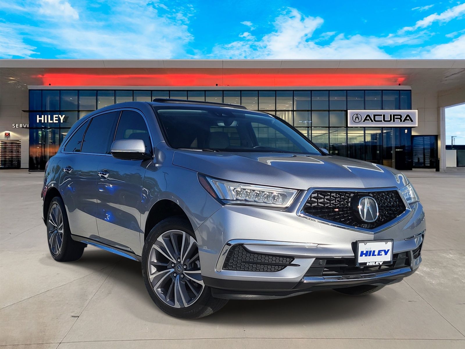 Lunar Silver Metallic 2018 Acura MDX FWD with Technology Package SUV / Crossover Front-Wheel Drive 9-Speed Automatic