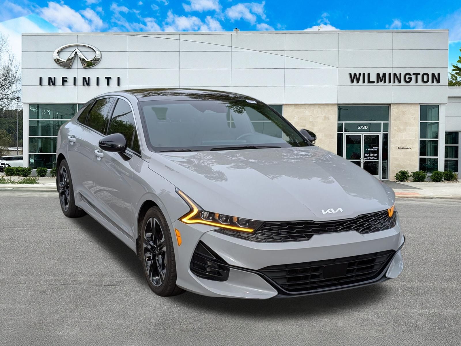 Wolf Gray 2024 Kia K5 GT-Line FWD Sedan Front-Wheel Drive 8-Speed Automatic