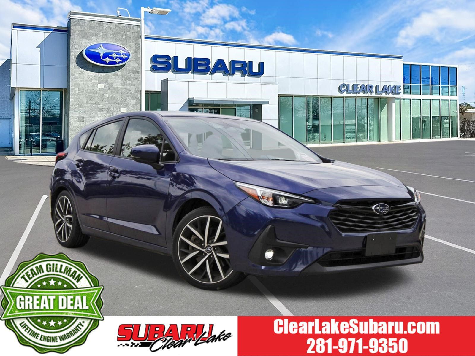 Sapphire Blue Pearl 2024 Subaru Impreza Wagon All-Wheel Drive Continuously Variable Transmission