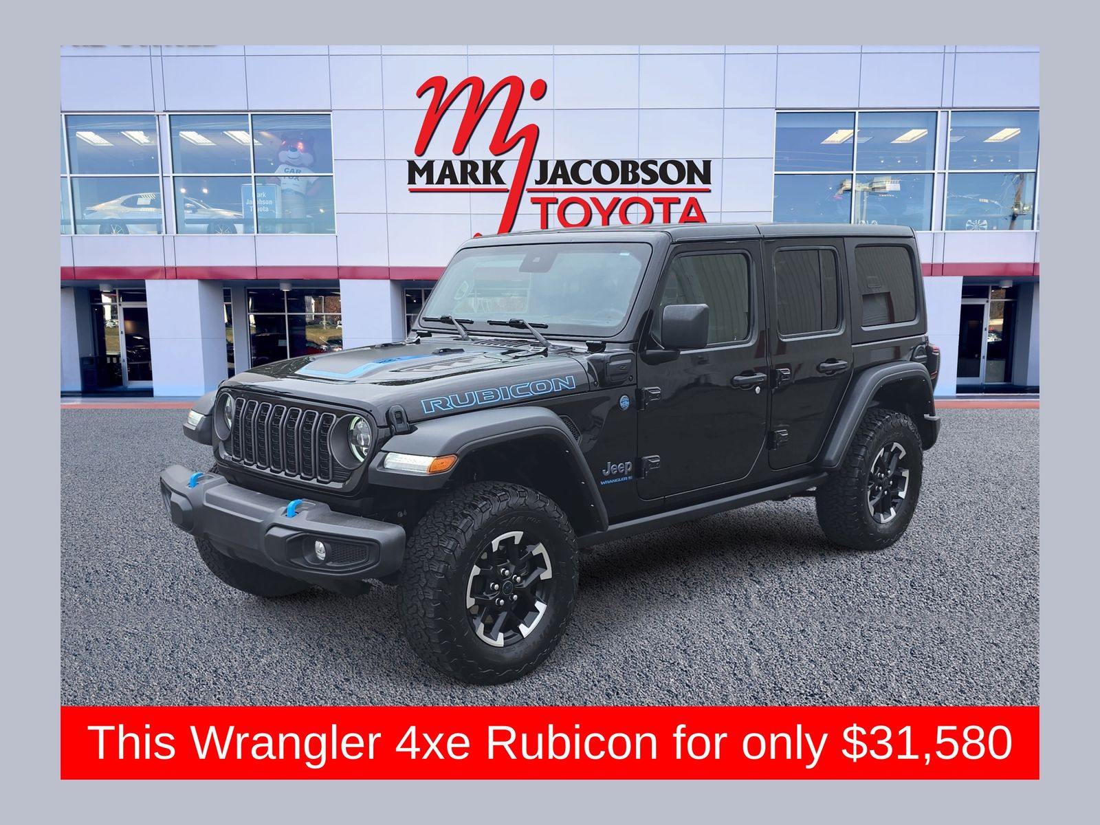 Black Clearcoat 2024 Jeep Wrangler 4xe Rubicon 4WD SUV / Crossover Four-Wheel Drive 8-Speed Automatic