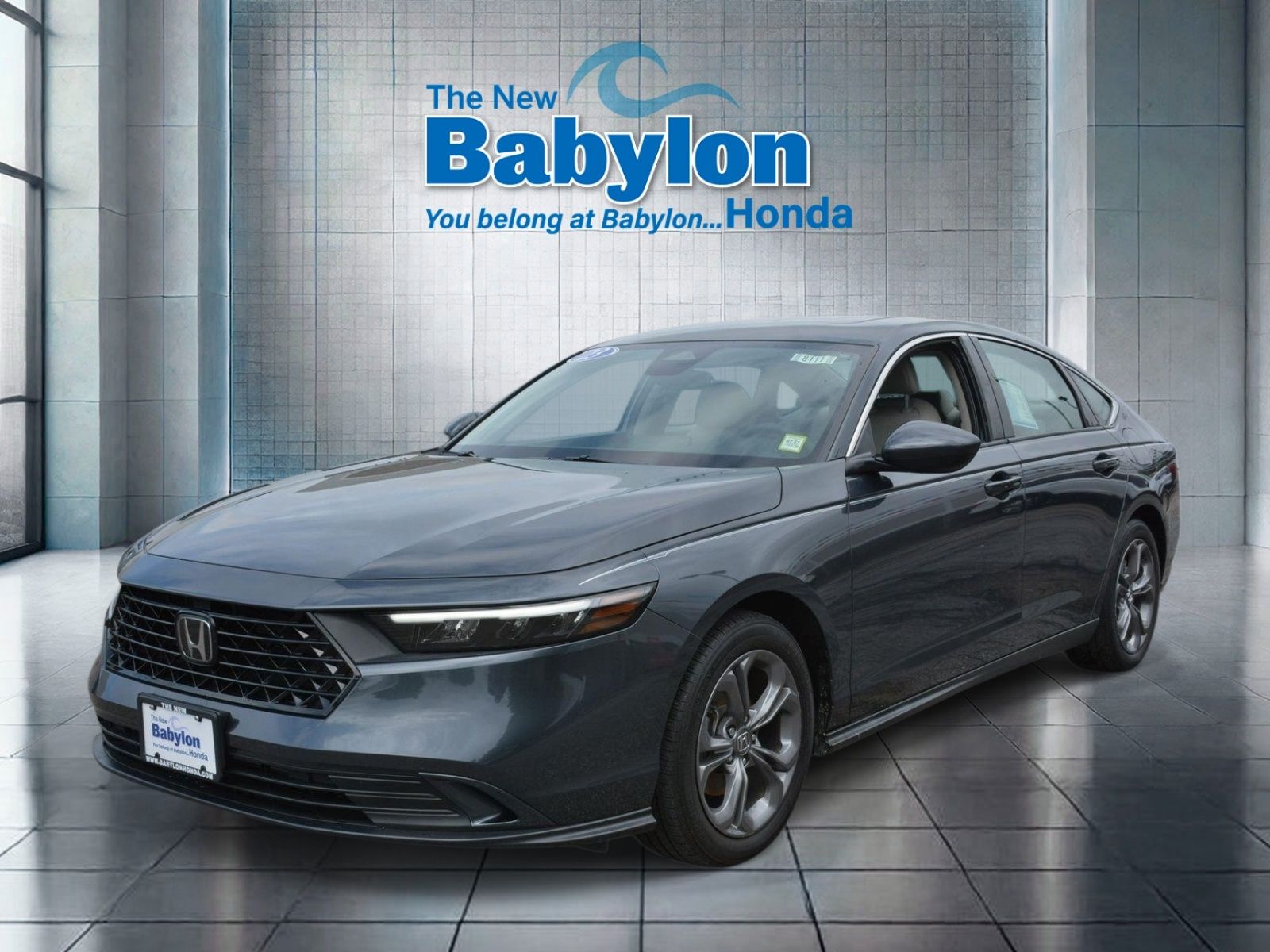 Gray (Modern Steel) 2023 Honda Accord Sedan Front-Wheel Drive Continuously Variable Transmission