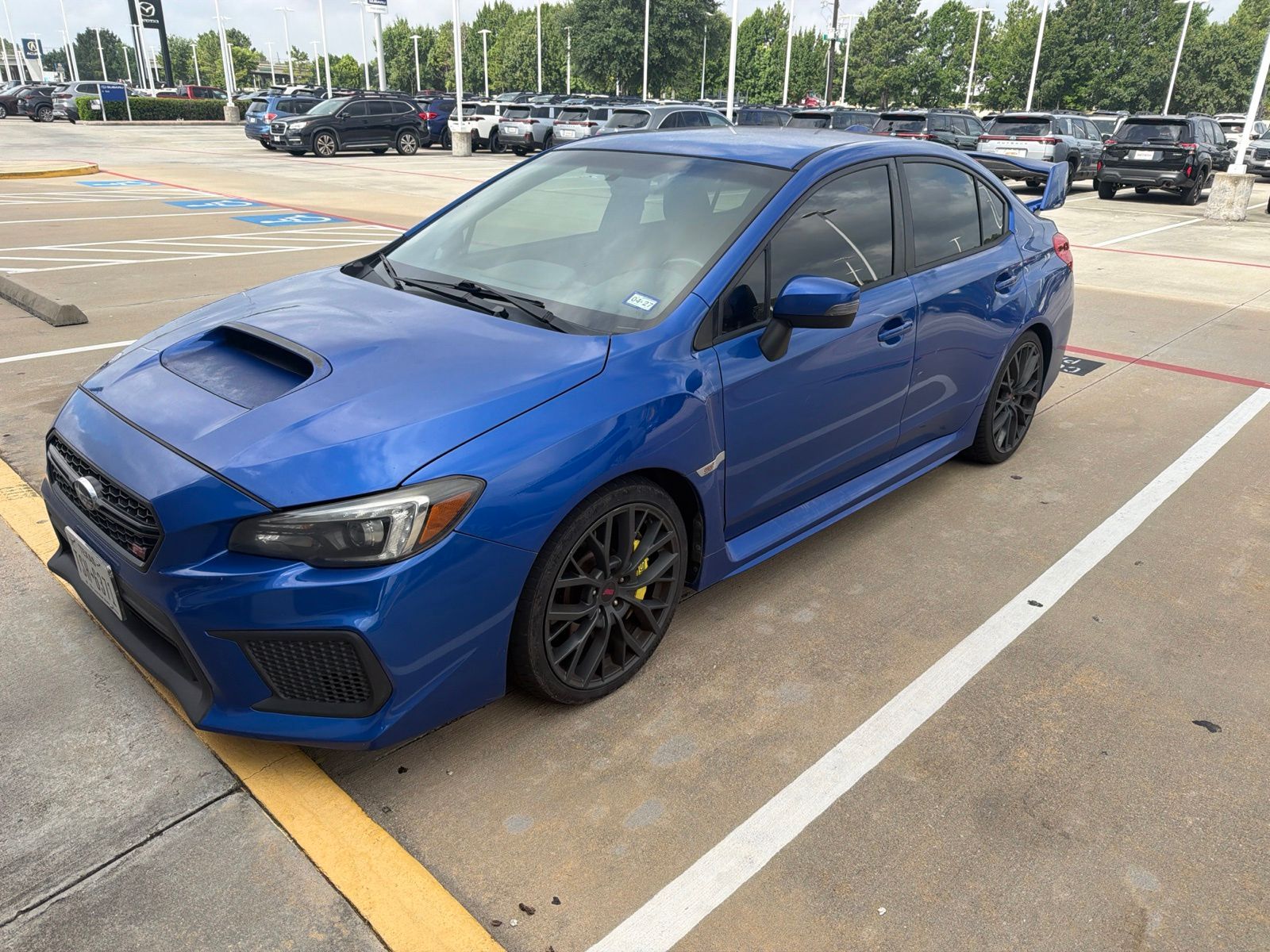 WR Blue Pearl 2018 Subaru WRX STI Sedan All-Wheel Drive 6-Speed Manual