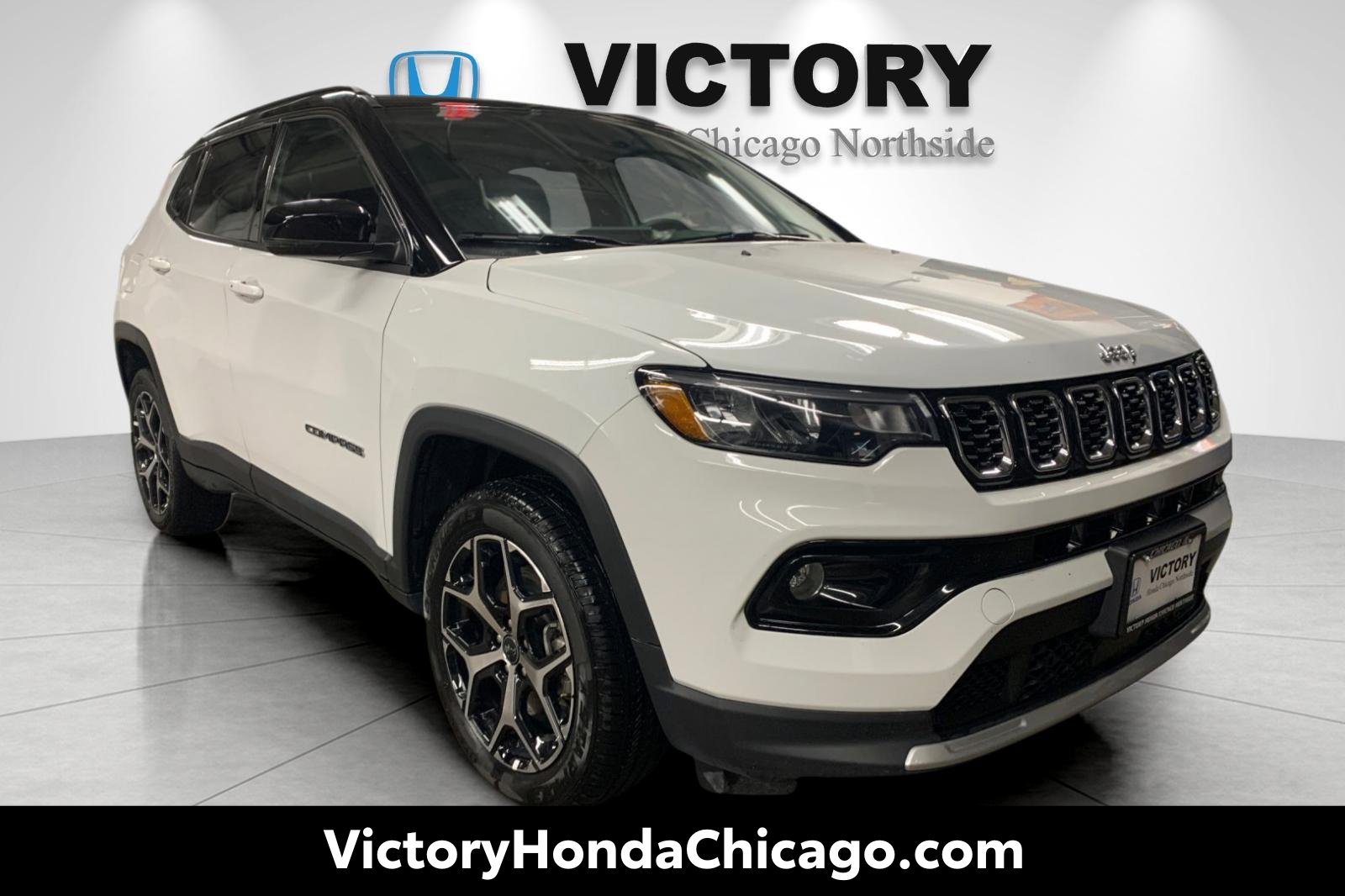 Bright White Clearcoat 2025 Jeep Compass SUV / Crossover Four-Wheel Drive 8-Speed Automatic