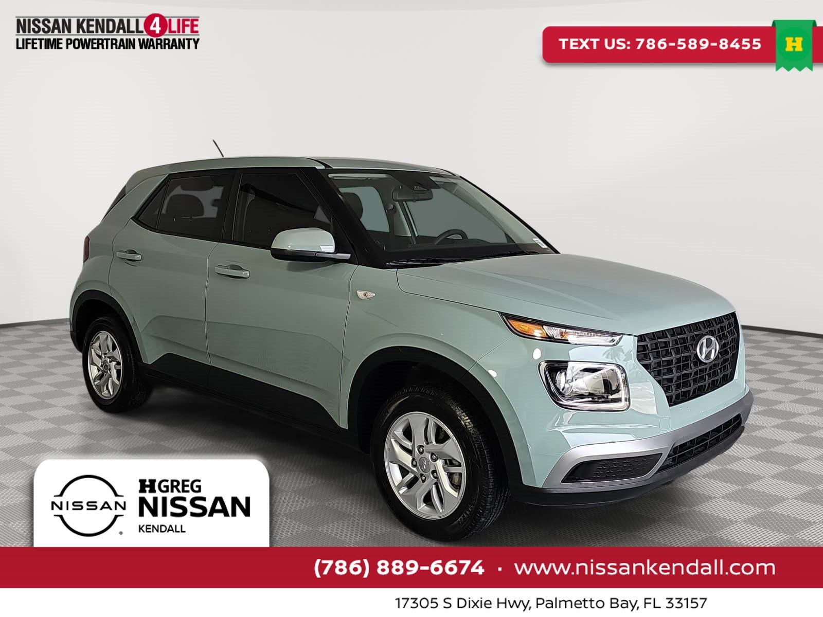 Mirage Green 2025 Hyundai Venue SUV / Crossover Front-Wheel Drive Continuously Variable Transmission