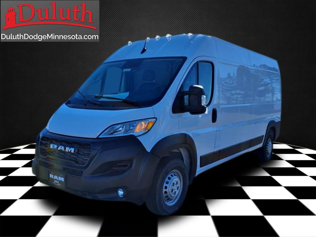 Bright White Clearcoat 2025 RAM ProMaster Van 9-Speed Automatic