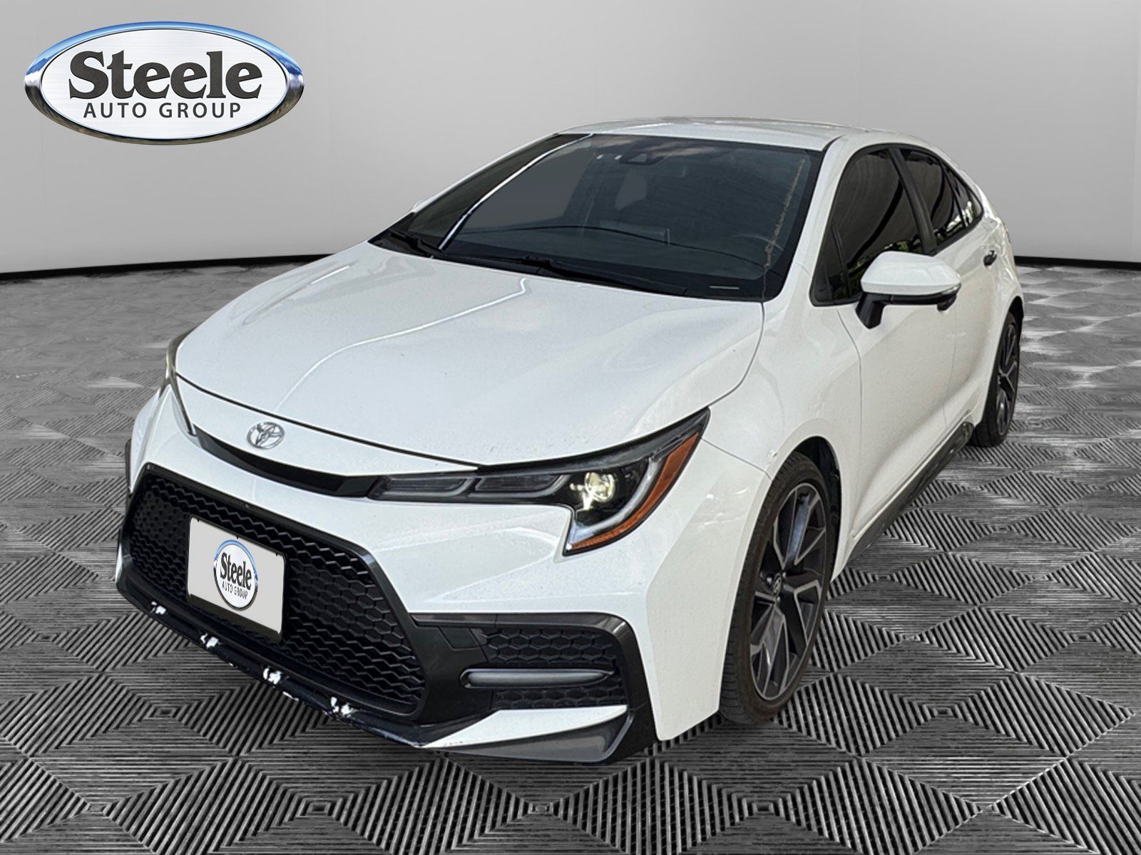 Super White 2020 Toyota Corolla Sedan Front-Wheel Drive Continuously Variable Transmission