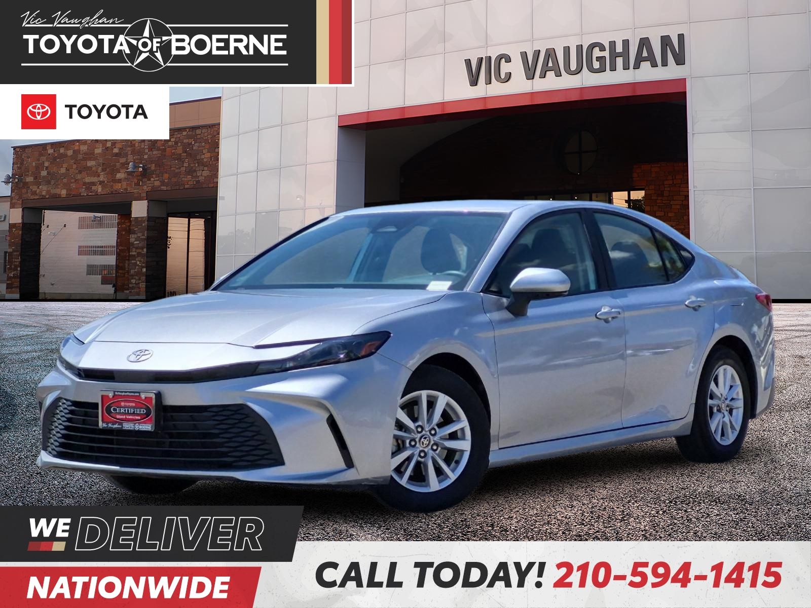 Celestial Silver Metallic 2025 Toyota Camry Sedan Front-Wheel Drive Continuously Variable Transmission