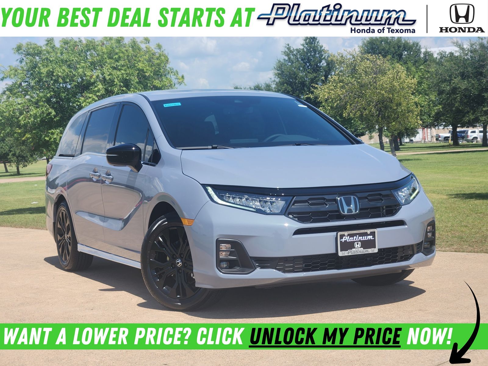 Sonic Gray Pearl 2026 Honda Odyssey Minivan Front-Wheel Drive Automatic