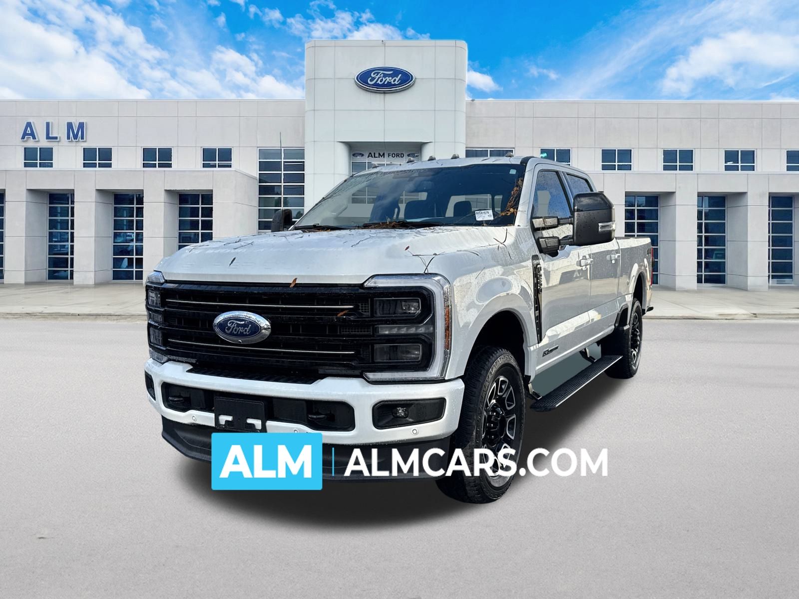 White 2025 Ford F-250 Super Duty Pickup Truck Four-Wheel Drive Automatic