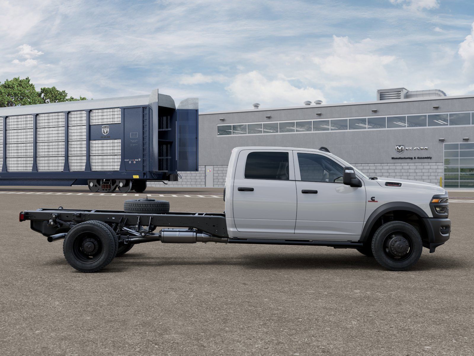 2026 Ram 5500HD Tradesman White at Texan Dodge Chrysler Jeep Ram