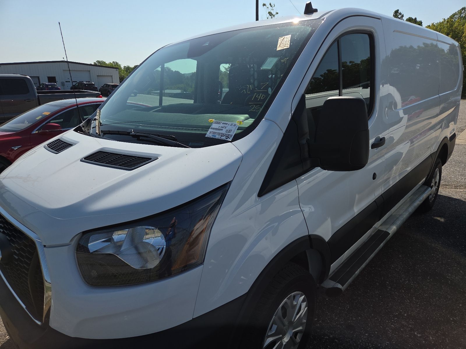 Oxford White 2025 Ford Transit Cargo Van Rear-Wheel Drive 