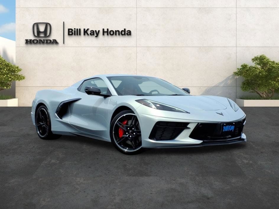 Silver Flare Metallic 2024 Chevrolet Corvette Stingray 2LT Convertible RWD Convertible Rear-Wheel Drive 8-Speed Dual Clutch