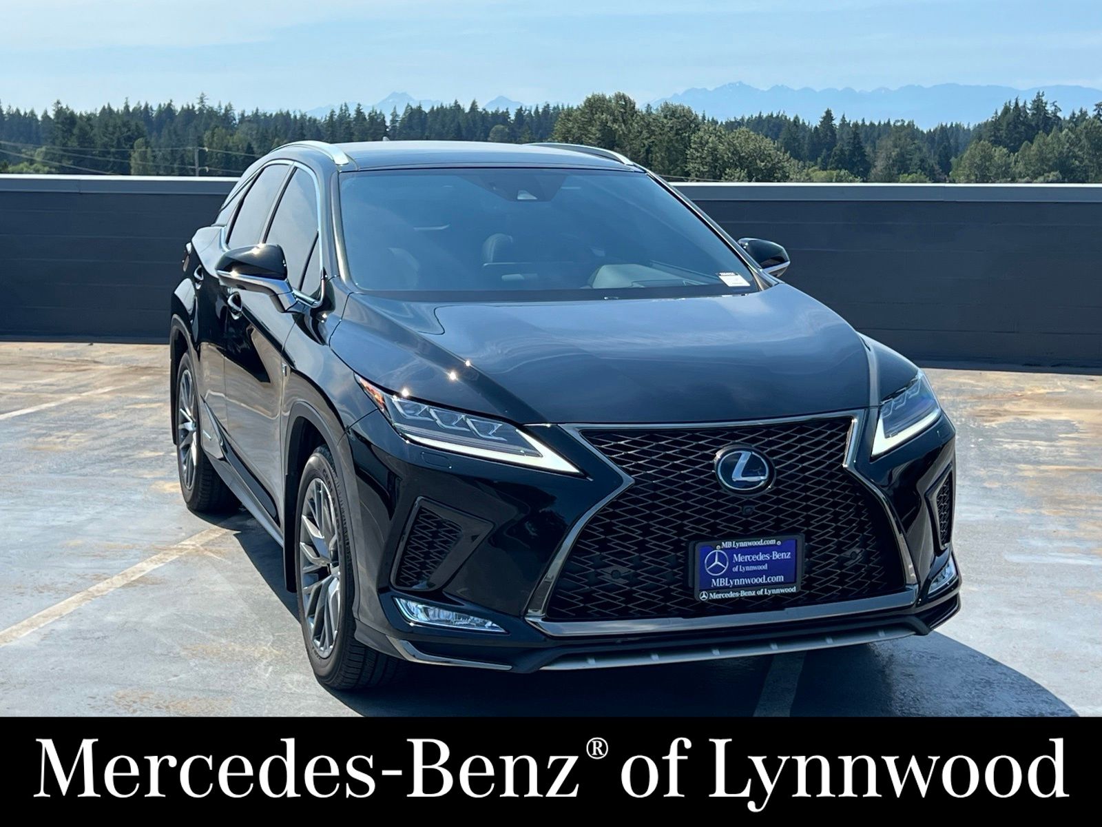 Black (Obsidian) 2020 Lexus RX Hybrid SUV / Crossover All-Wheel Drive Continuously Variable Transmission