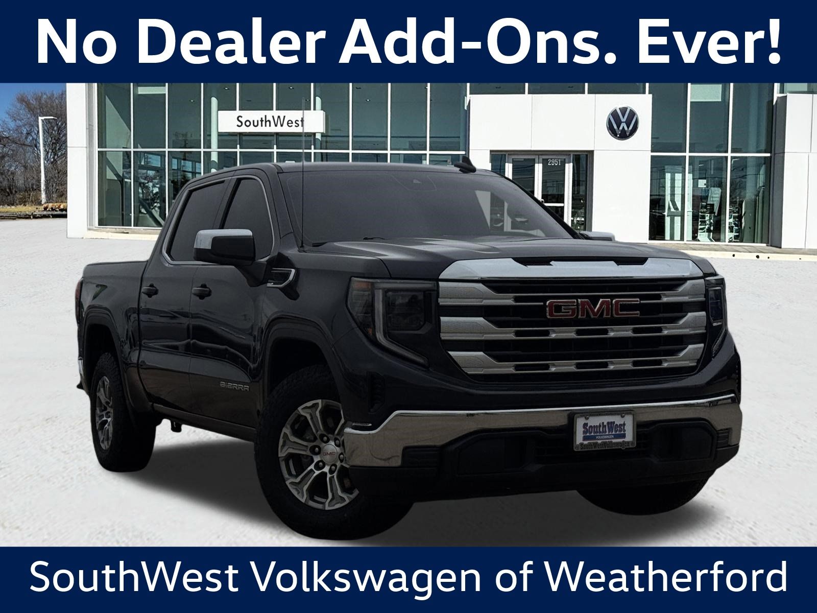 Titanium Rush Metallic 2022 GMC Sierra 1500 SLE Crew Cab RWD Pickup Truck 4X2 8-Speed Automatic