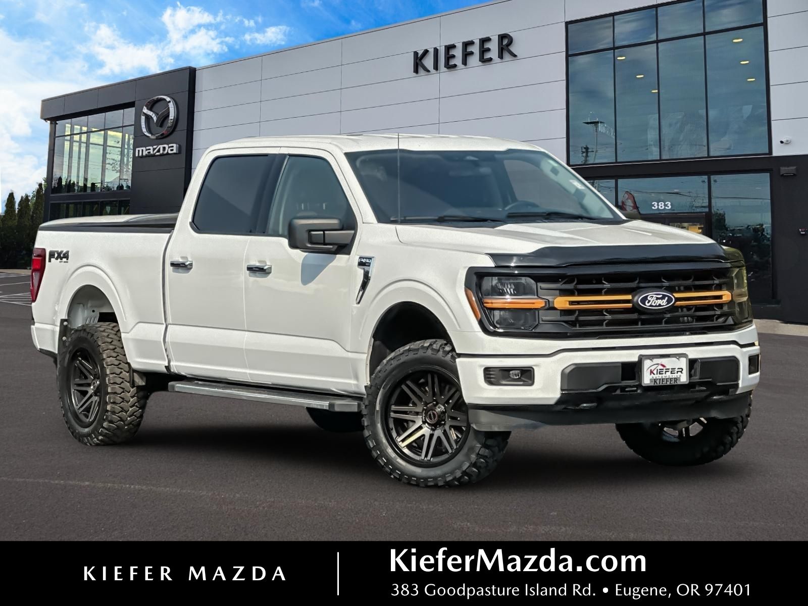White 2025 Ford F-150 Pickup Truck Four-Wheel Drive Automatic