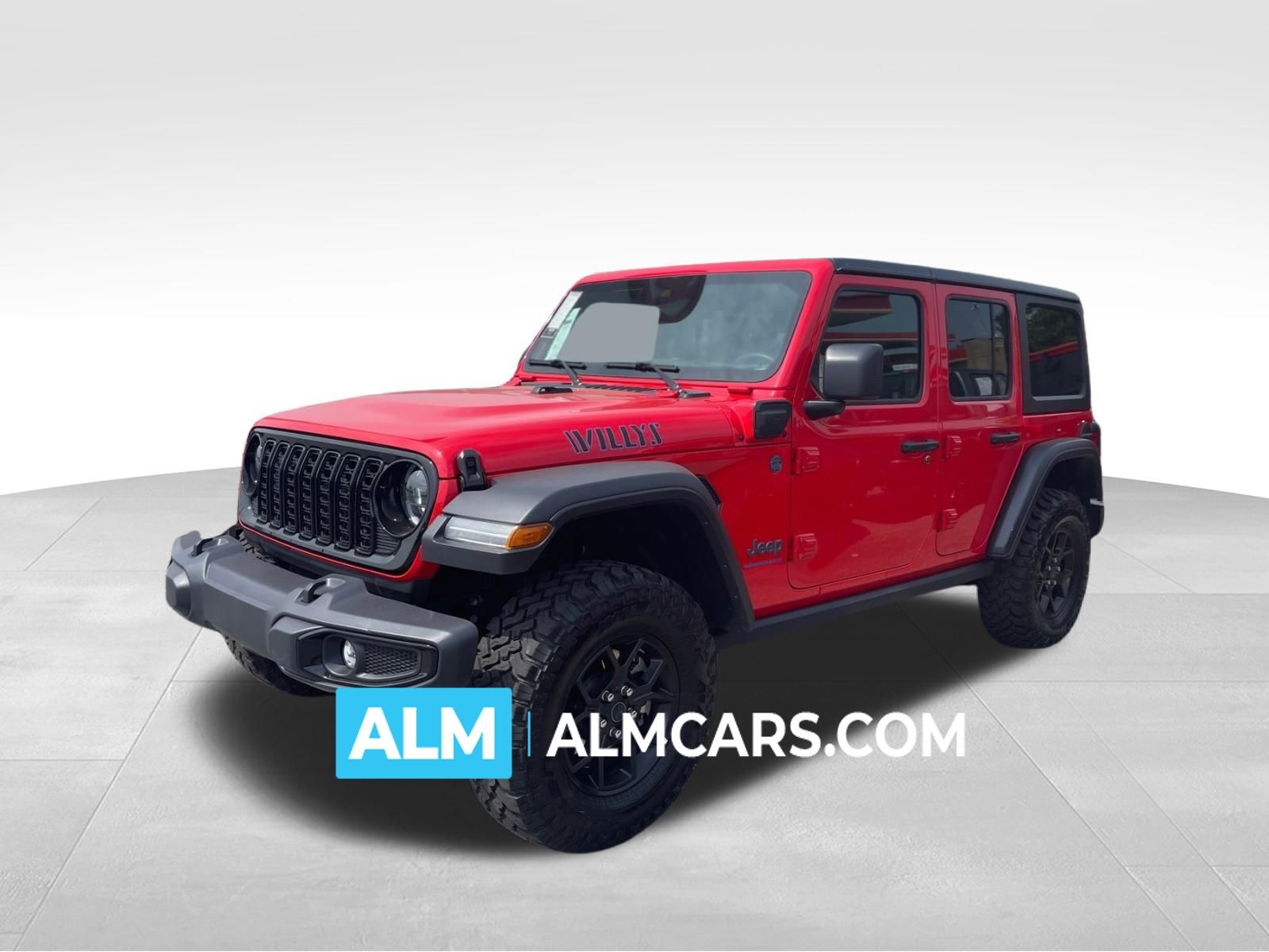 Firecracker Red Clearcoat 2025 Jeep Wrangler 4xe Willys 4WD SUV / Crossover Four-Wheel Drive 8-Speed Automatic