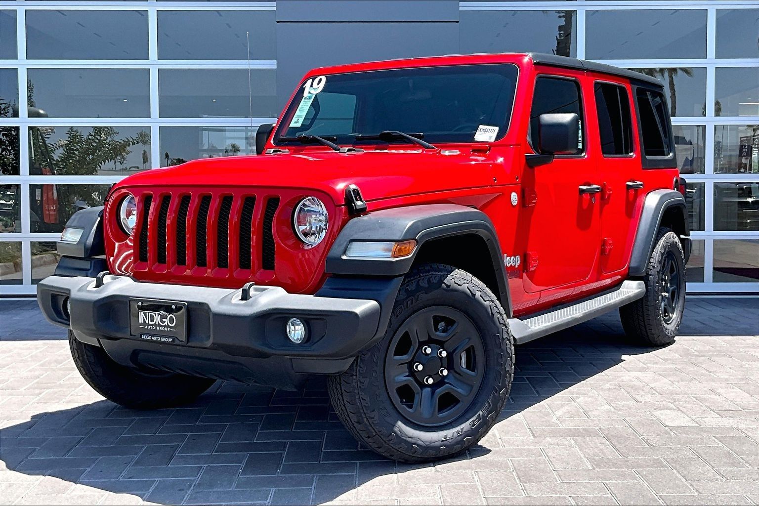 Firecracker Red Clearcoat 2019 Jeep Wrangler Unlimited Sport 4WD SUV / Crossover Four-Wheel Drive 8-Speed Automatic