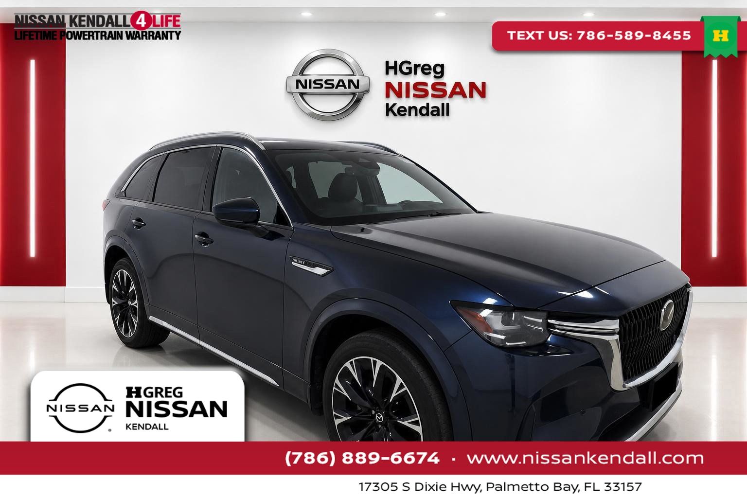 Crystal Blue 2025 Mazda CX-90 SUV / Crossover All-Wheel Drive 8-Speed Automatic