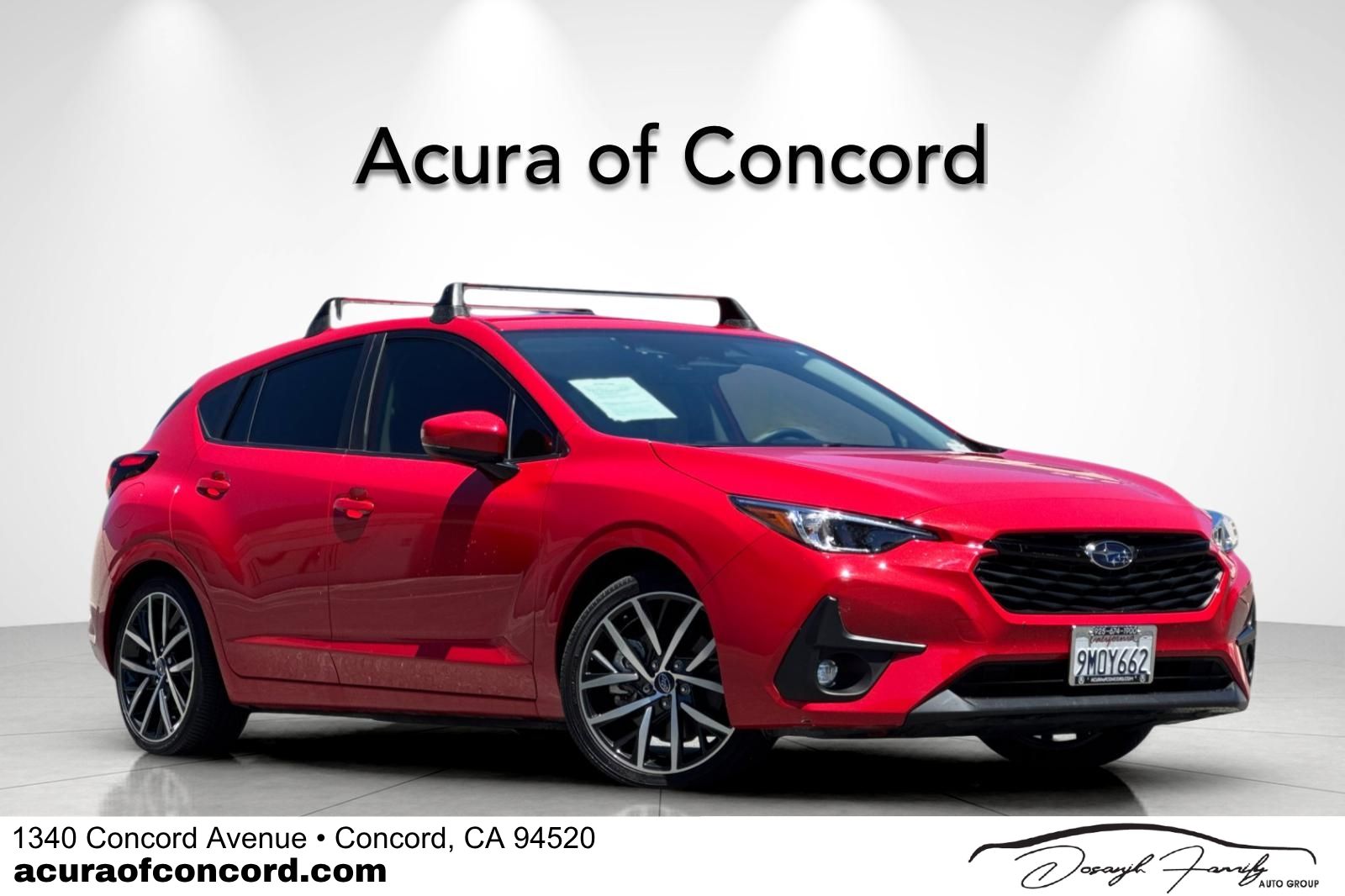 Pure Red 2024 Subaru Impreza Wagon All-Wheel Drive Continuously Variable Transmission