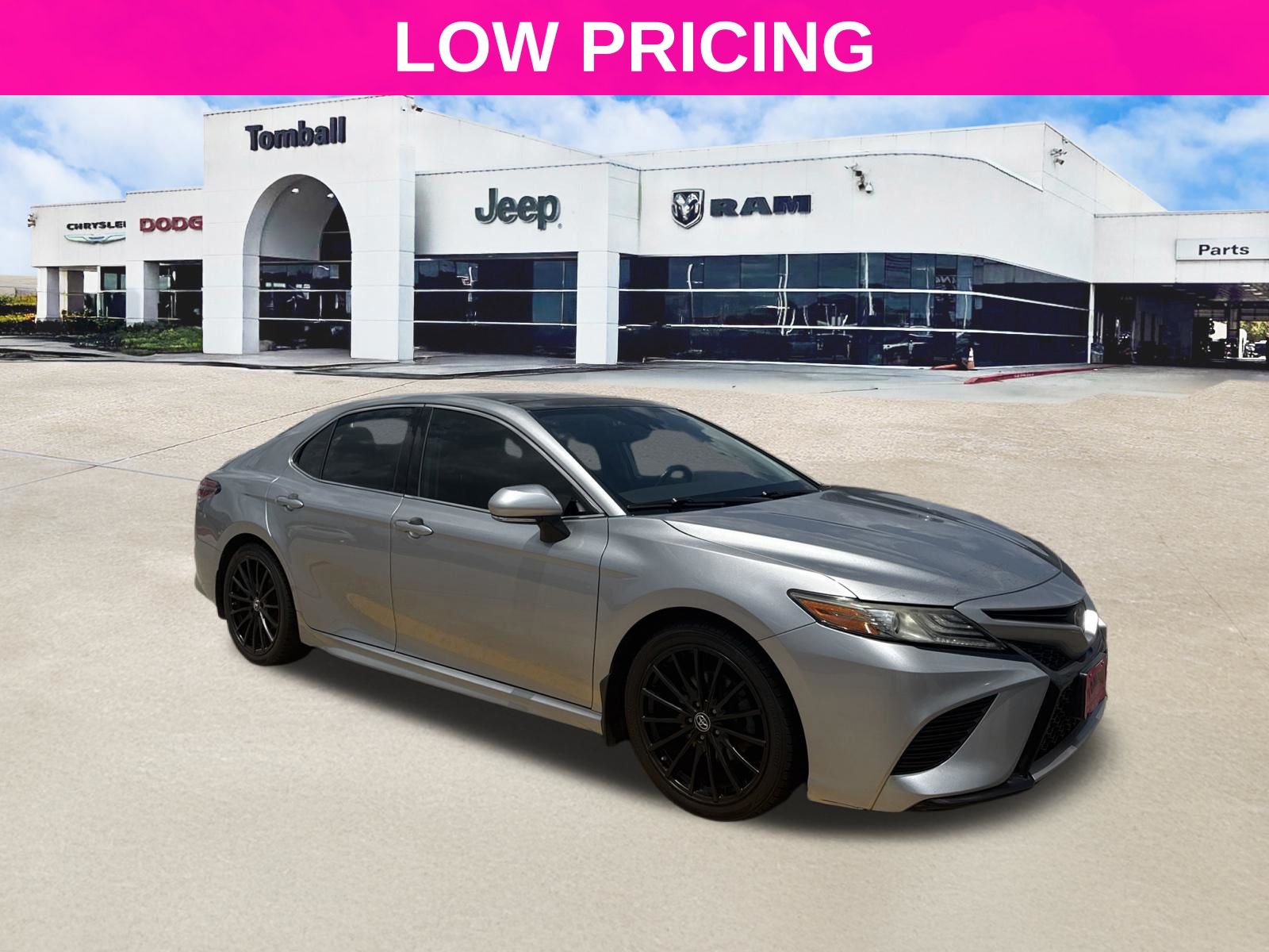 Celestial Silver Metallic 2019 Toyota Camry Sedan Front-Wheel Drive 8-Speed Automatic