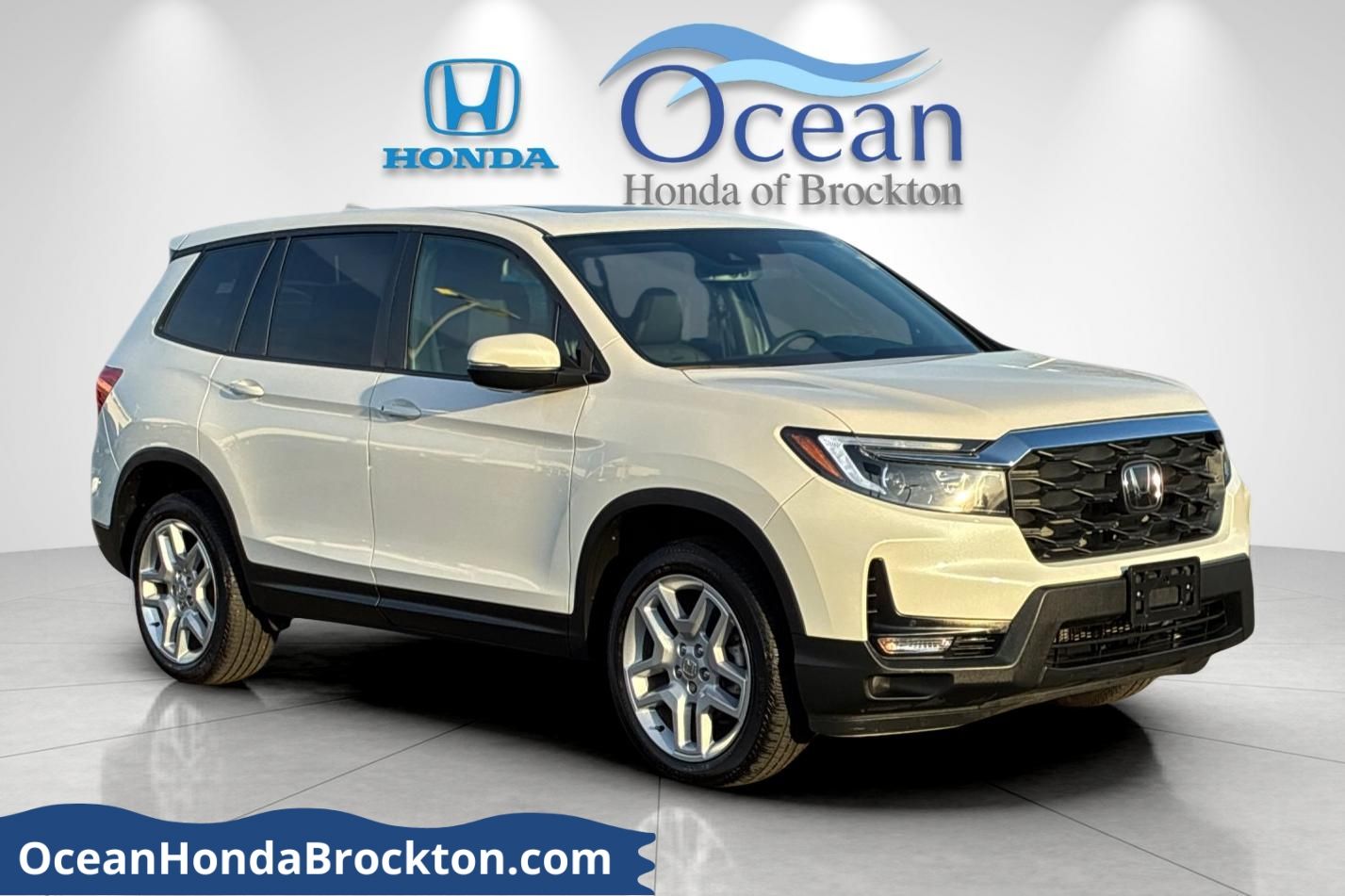 Platinum White Pearl 2024 Honda Passport EX-L AWD SUV / Crossover All-Wheel Drive 9-Speed Automatic