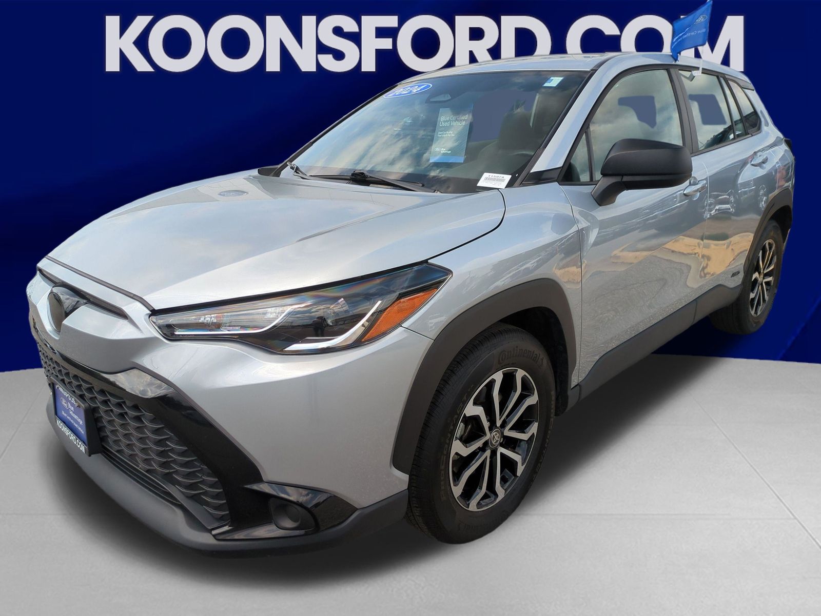 Silver 2024 Toyota Corolla Cross Hybrid SUV / Crossover All-Wheel Drive Continuously Variable Transmission
