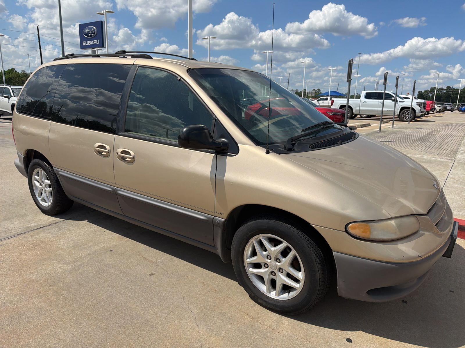 Brown (Beige) 1998 Dodge Caravan LE FWD Minivan Front-Wheel Drive 4-Speed Automatic