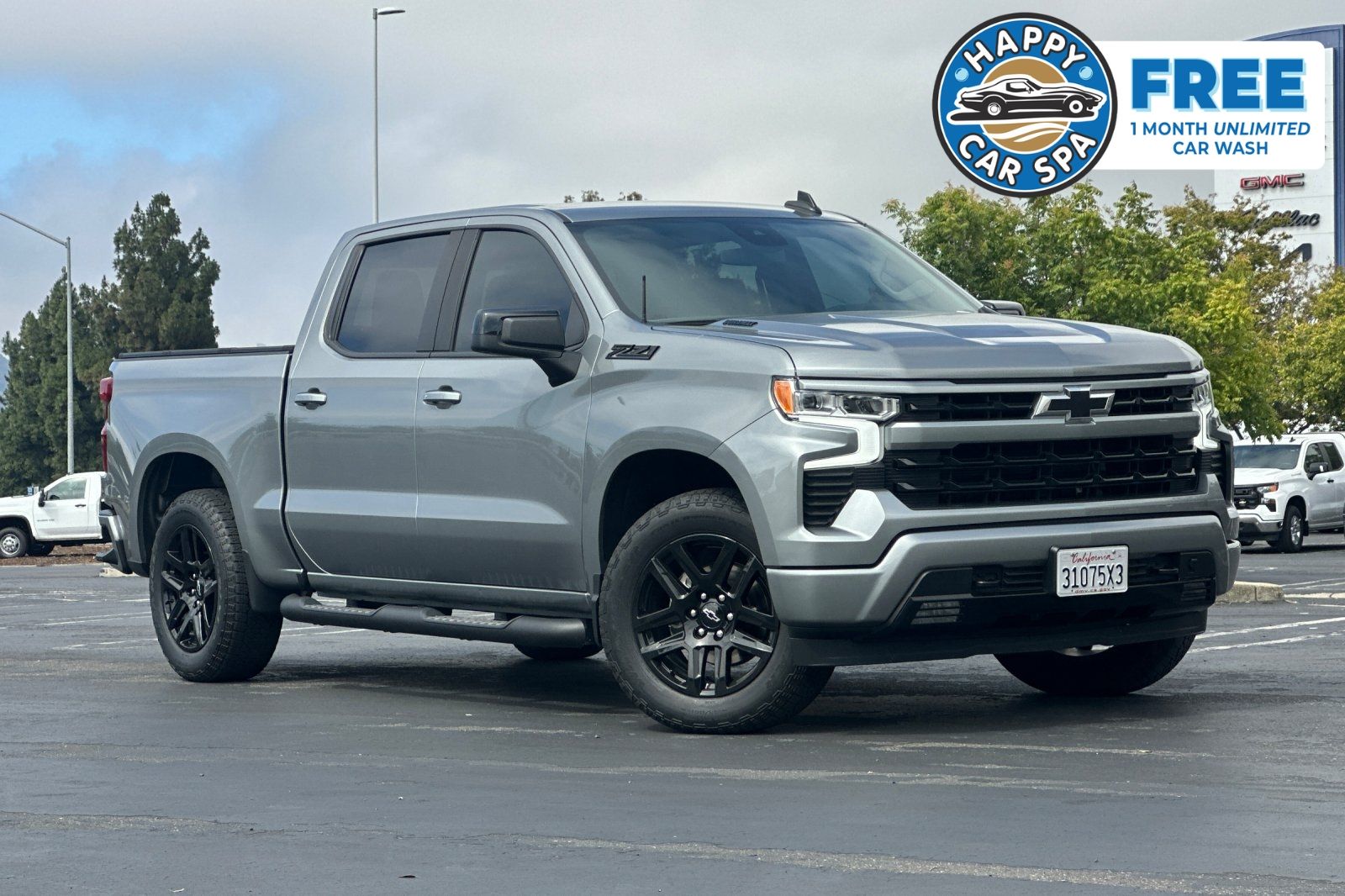 Sterling Gray Metallic 2023 Chevrolet Silverado 1500 Pickup Truck Four-Wheel Drive Automatic