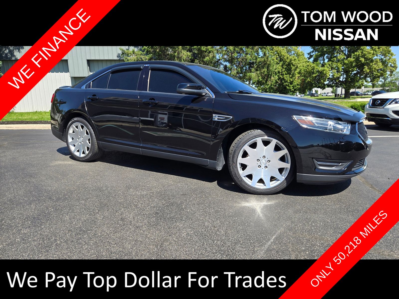 Shadow Black 2016 Ford Taurus SEL Sedan Front-Wheel Drive 6-Speed Automatic