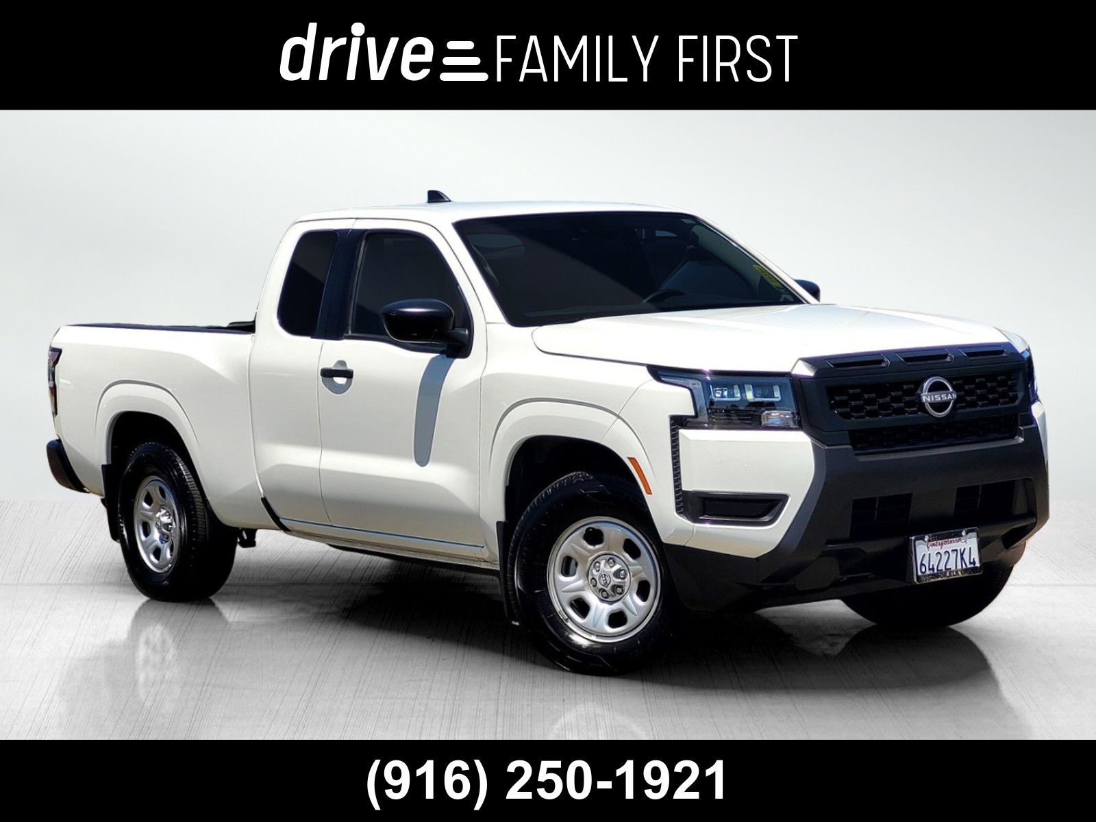 Glacier White 2026 Nissan Frontier Pickup Truck 4X2 9-Speed Automatic Overdrive
