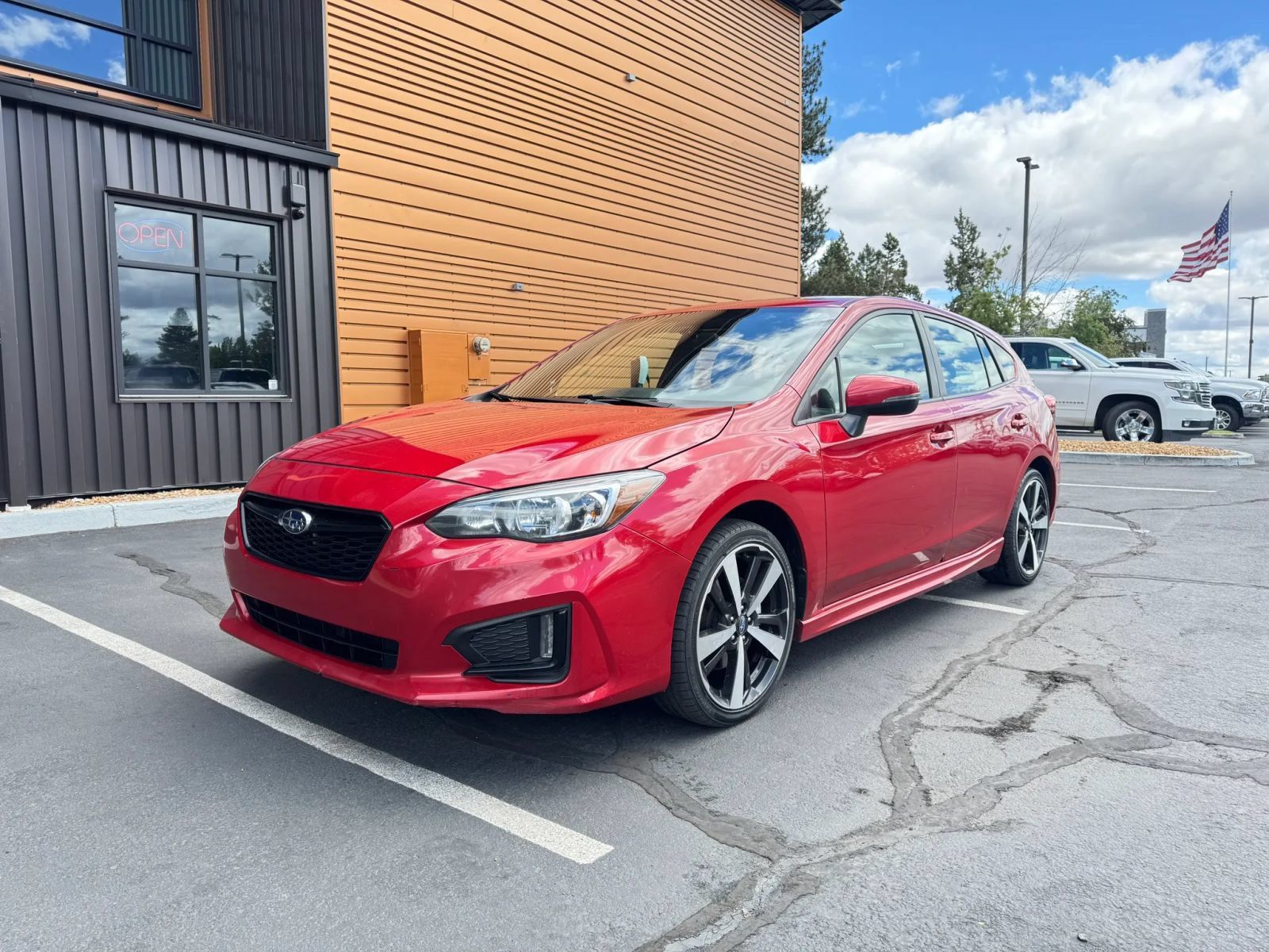 Lithium Red Pearl 2019 Subaru Impreza Hatchback Continuously Variable Transmission