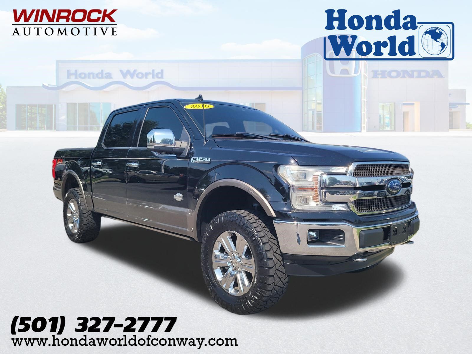 Shadow Black 2018 Ford F-150 Pickup Truck Four-Wheel Drive Automatic