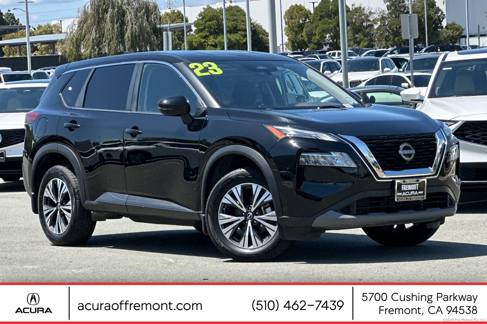 Super Black 2023 Nissan Rogue SV FWD SUV / Crossover Front-Wheel Drive Continuously Variable Transmission
