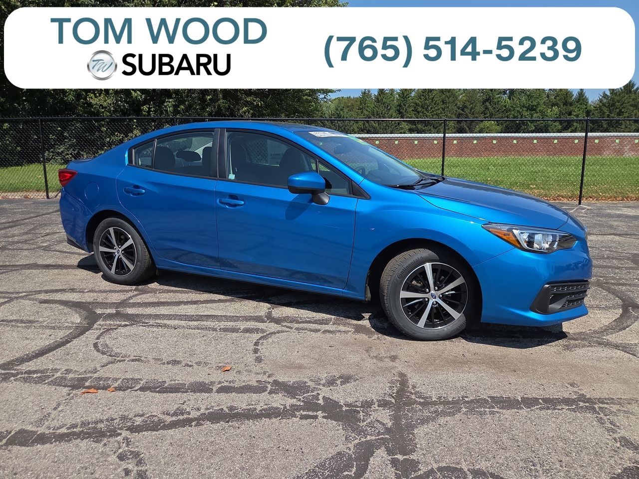 Ocean Blue Pearl 2021 Subaru Impreza Sedan All-Wheel Drive Continuously Variable Transmission