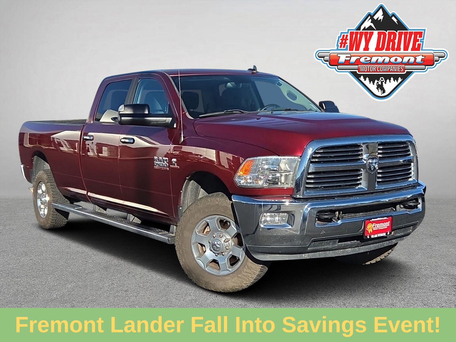 Delmonico Red Pearlcoat 2017 RAM 2500 Pickup Truck Four-Wheel Drive 6-Speed Automatic