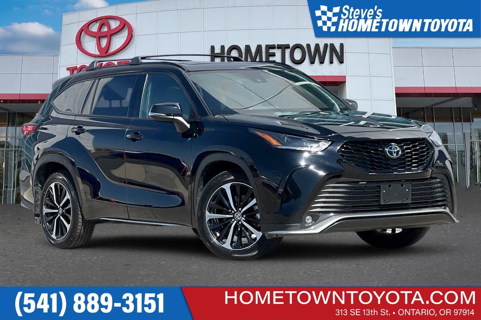 Midnight Black Metallic 2022 Toyota Highlander XSE AWD SUV / Crossover All-Wheel Drive 8-Speed Automatic