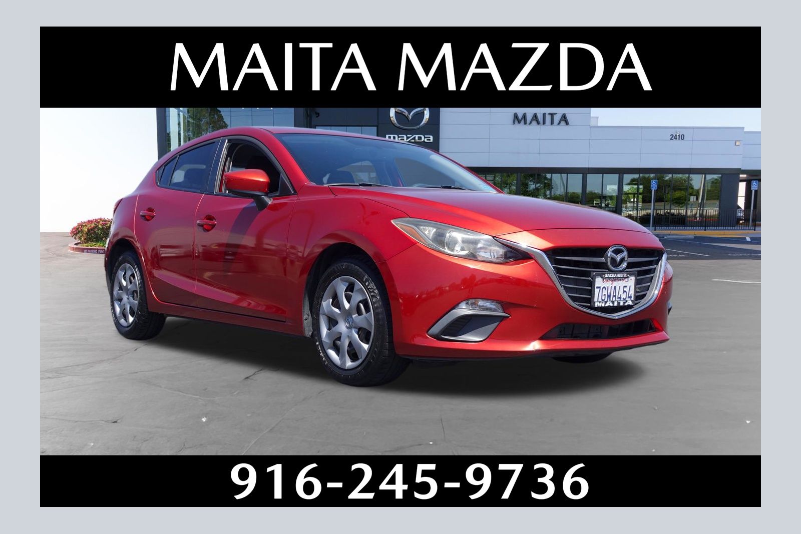 Soul Red Metallic 2014 Mazda MAZDA3 Hatchback Front-Wheel Drive 6-Speed Automatic