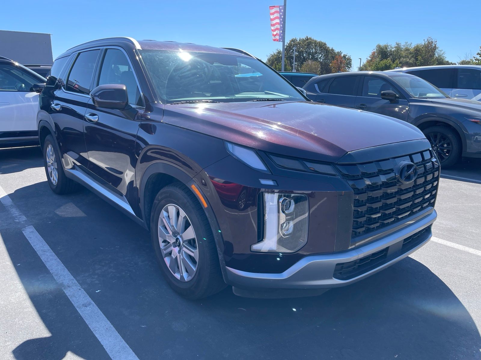 Red (Sierra Burgundy) 2025 Hyundai Palisade SUV / Crossover Front-Wheel Drive 8-Speed Automatic