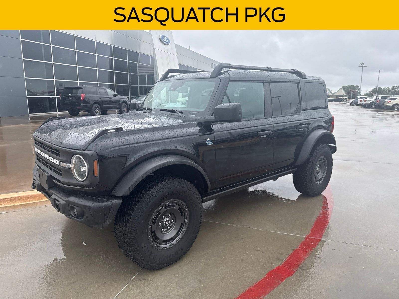 Shadow Black 2024 Ford Bronco SUV / Crossover Four-Wheel Drive Automatic