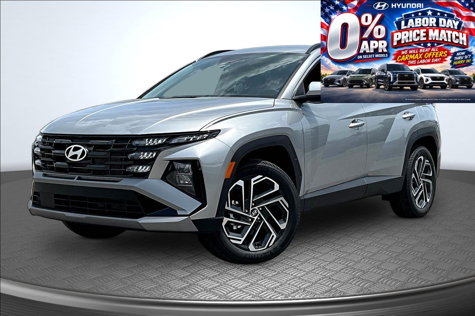 Shimmering Silver 2026 Hyundai Tucson SUV / Crossover All-Wheel Drive 8-Speed Automatic