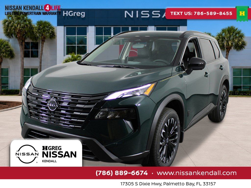 Black (Obsidian Green) 2026 Nissan Rogue SUV / Crossover Front-Wheel Drive Continuously Variable Transmission