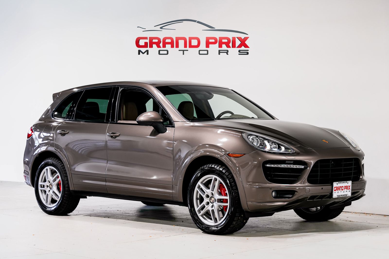 Umber Metallic 2013 Porsche Cayenne Turbo AWD SUV / Crossover All-Wheel Drive 8-Speed Automatic