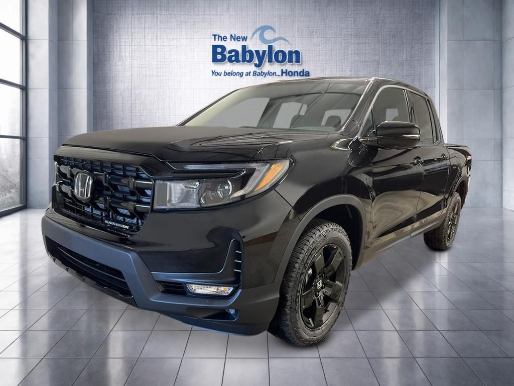 Crystal Black Pearl 2026 Honda Ridgeline Pickup Truck All-Wheel Drive 9-Speed Automatic