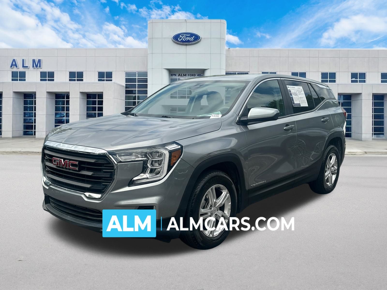 Sterling Metallic 2024 GMC Terrain SUV / Crossover Front-Wheel Drive 9-Speed Automatic