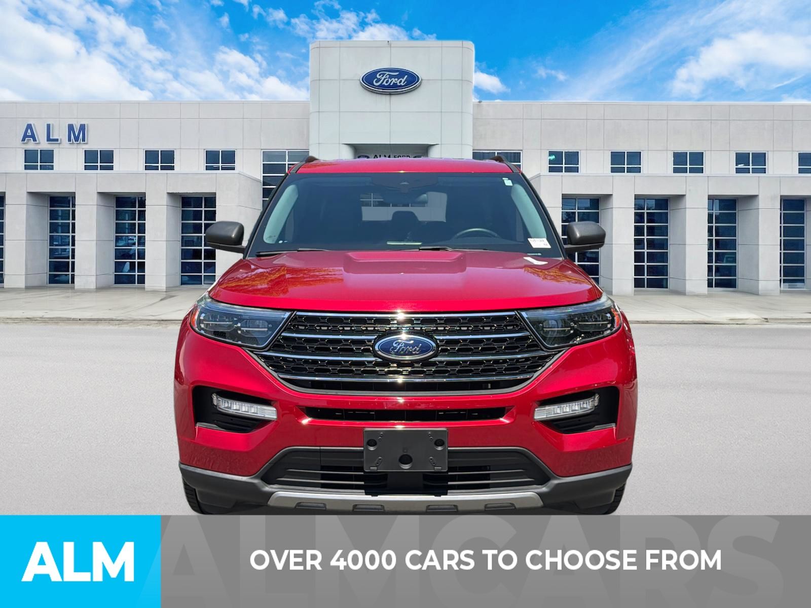 Used 2021 Red Ford XLT image 2
